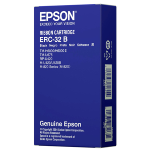 Epson ERC 32B Black Ribbon Cartridge