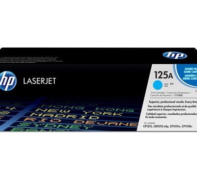HP 125A Cyan Original LaserJet Toner Cartridge - (CB541A)
