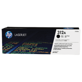HP 312A Black LaserJet Toner Cartridge (CF380A)