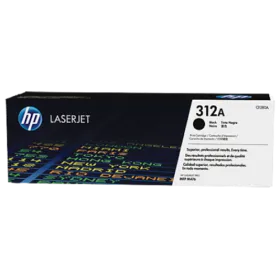 HP 312A Black LaserJet Toner Cartridge (CF380A)