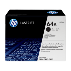HP 64A Black Original LaserJet Toner Cartridge (CC364A)