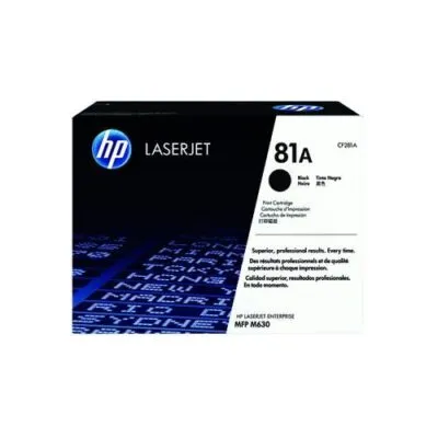 HP 81A Black Original LaserJet Toner Cartridge - (CF281A)