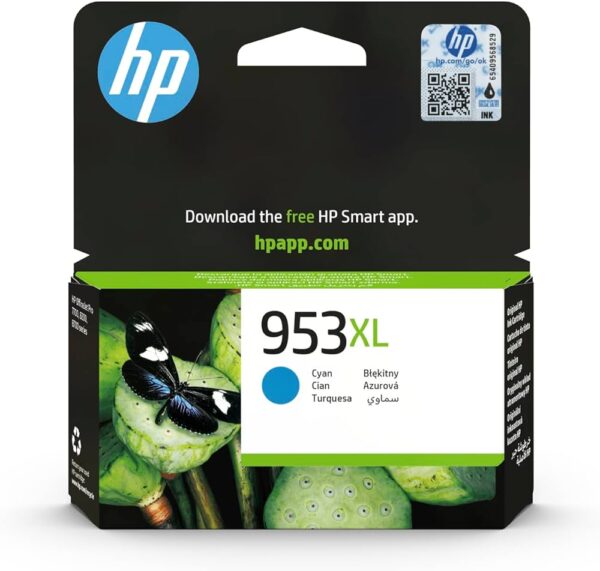 HP 953XL High Yield Cyan Original Ink Cartridge