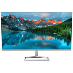 HP M27f 27" FHD Ultra Slim LED Monitor, Black Color, Connectivity : VGA, 2*HDMI