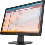 HP P22v G4  21.5" FHD Monitor, Black Color, Connectivity : VGA, HDMI 1.4 - 9TT53AA