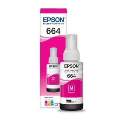 Epson T6643 EcoTank Ink Bottle Magenta(C13T66434A)