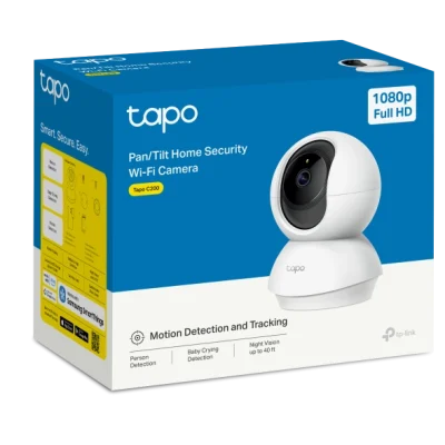 TP-Link Pan/Tilt Home Security Wi-Fi Camera - TL-TAPO C200