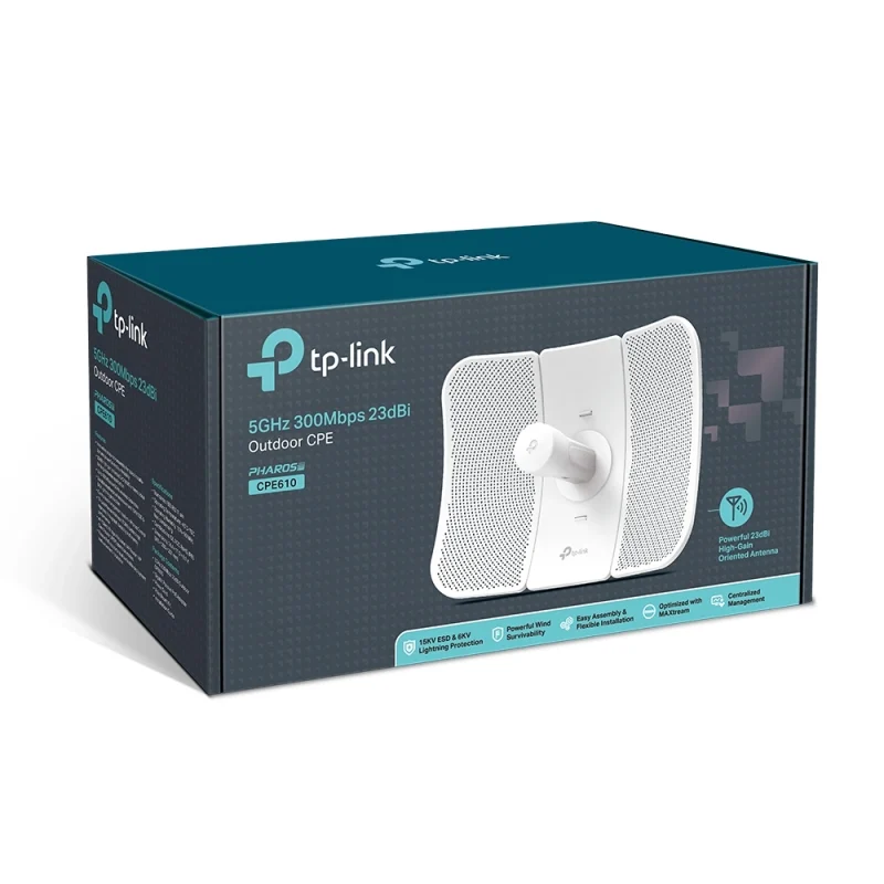 TP-Link 5GHz 300Mbps 23dBi Outdoor CPE - TL-CPE610