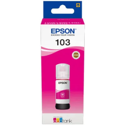 Epson 103 EcoTank Magenta Ink Bottle - 65ml - C13T00S34A