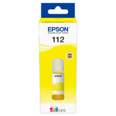 Epson 112 Ecotank pigment Yellow ink 70Ml bottle - cartridge - C13T06C44A