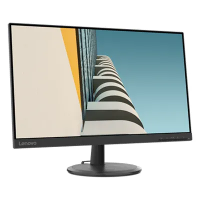 Lenovo C24-20 23.8" FHD Monitor, Raven Black Color, Connectivity : 1 VGA, 1 HDMI 1.4