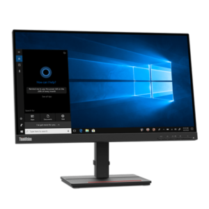 Lenovo S22e-20 21.5" FHD Monitor, Raven Black Color, Connectivity : VGA, HDMI 1.4
