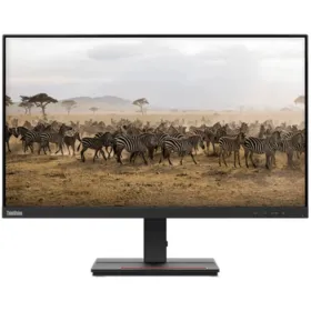 Lenovo S27e-20 27" FHD Monitor, Raven Black Color, Connectivity : 1 VGA, 1 HDMI 1.4