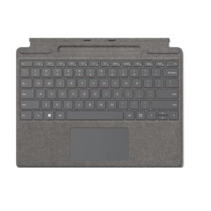 ere are some additional unique ways to describe the Microsoft Surface Pro Signature Keyboard with Microsoft Surface Slim Pen 2 in Platinum: A power duo for productivity and creativity A seamless extension of your Surface Pro 8 The perfect keyboard and pen combo for the modern professional A must-have accessory for the Surface Pro 8 A luxurious and stylish keyboard and pen combo The perfect way to take your Surface Pro 8 to the next level