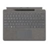 ere are some additional unique ways to describe the Microsoft Surface Pro Signature Keyboard with Microsoft Surface Slim Pen 2 in Platinum: A power duo for productivity and creativity A seamless extension of your Surface Pro 8 The perfect keyboard and pen combo for the modern professional A must-have accessory for the Surface Pro 8 A luxurious and stylish keyboard and pen combo The perfect way to take your Surface Pro 8 to the next level