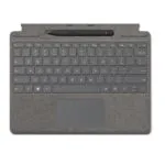ere are some additional unique ways to describe the Microsoft Surface Pro Signature Keyboard with Microsoft Surface Slim Pen 2 in Platinum: A power duo for productivity and creativity A seamless extension of your Surface Pro 8 The perfect keyboard and pen combo for the modern professional A must-have accessory for the Surface Pro 8 A luxurious and stylish keyboard and pen combo The perfect way to take your Surface Pro 8 to the next level