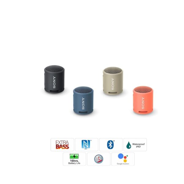 Sony SRS-XB13 Extra Bass Wireless Bluetooth Travel Speaker