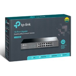 TP-Link 16-Port 10/100/1000Mbps Gigabit Desktop/Rackmount Switch - TL-SG1016D