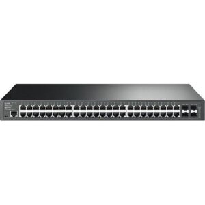 TP-Link 48 Port 10/100/1000Mbps Gigabit L2+ Managed Switch with 48-Port PoE+ - TL-SG3452P