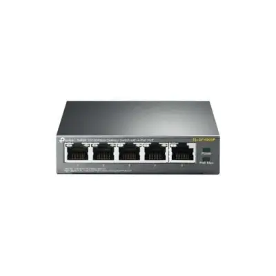 TP-Link 5-Port 10/100Mbps Desktop Switch with 4-Port PoE+ - TL-SF1005P