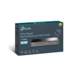 TP-Link 8-Port 10/100/1000Mbps Gigabit Desktop/Rackmount Switch with 8-Port PoE+ - TL-SG1008MP