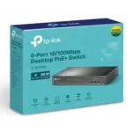 TP-Link 8-Port 10/100Mbps Desktop Switch with 4-Port PoE+ - TL-SF1008P - Image 2