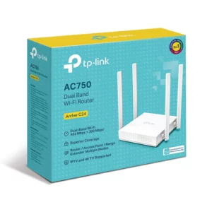 TP Link AC750 Wireless Dual Band Router TL ARCHER C24