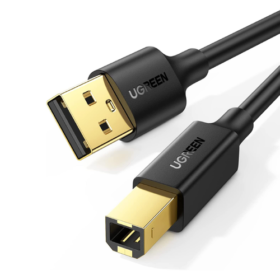 UGREEN USB 2.0 AM to BM Print Cable 1.5m (Black) - US135
