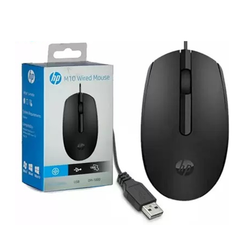 HP M10 Wired USB Mouse