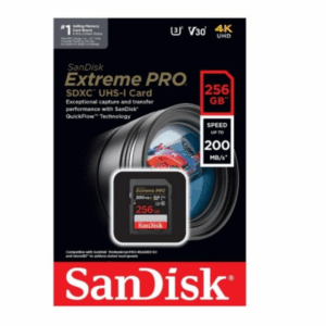 SanDisk Extreme PRO 256GB SDXC UHS-I Card 200 MB/s