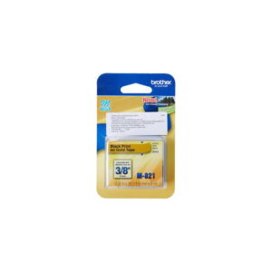 Brother M-821 Black on Gold 9mm Non-Laminated Tape