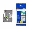 Brother TZE-121 Black on Clear 9mm Laminated Label Tape