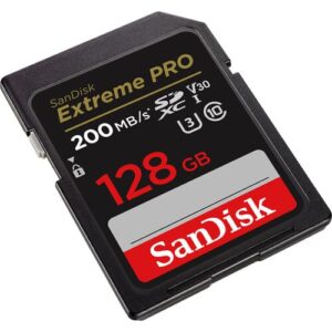 SanDisk Extreme PRO 128GB SDXC UHS-I Card 200 MBPs