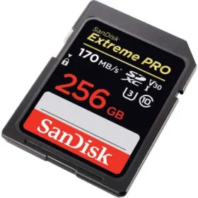 SanDisk Extreme PRO 256GB SDXC UHS-I Card 170 MBPs