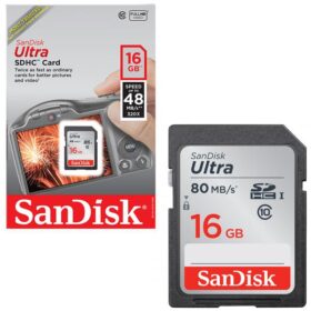 SanDisk Ultra SDXC 16GB 80MB/s Class 10 UHS-I