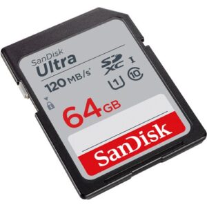 SanDisk Ultra SDXC 64GB UHS-I card 140MB/s Class 10