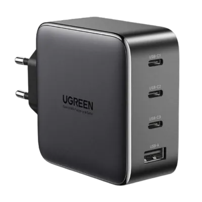 UGREEN USB-A+3*USB-C 100W GaN Tech Fast Charger