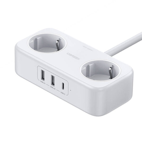UGREEN DigiNest Life 2 AC outlets 30W 2A1C