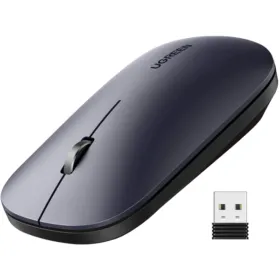 UGREEN Portable Wireless Mouse (Without Battery)- Black