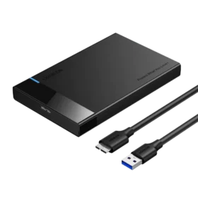 UGREEN USB 3.0 3.5"/2.5" Hard Drive Enclosure with UK Power Adapter