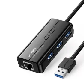 UGREEN USB-A 3.0 Hub (3 USB 3.0) with Gigabit Ethernet Adapter