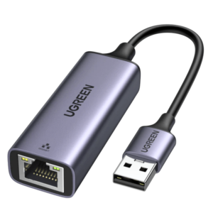 UGREEN USB-A 3.0 to RJ45 Gigabit Ethernet Adapter Aluminum Case Space Gray
