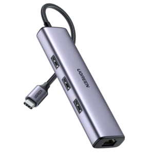 UGREEN USB-C to USB 3.0 Hub (3 Ports) + Gigabit Ethernet