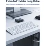 UGREEN CR113 USB 3.0 4-port USB Hub 5 Gbps Data Transfer - Grey