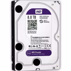 WD Purple Pro Surveillance Hard Drive - 8TB, 256 MB