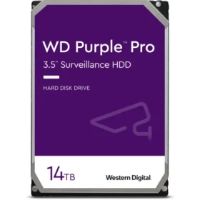 WD Purple Surveillance Hard Drive 14TB, 512MB
