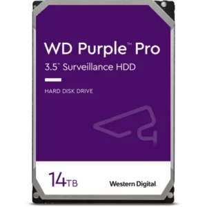 WD Purple Surveillance Hard Drive 14TB, 512MB