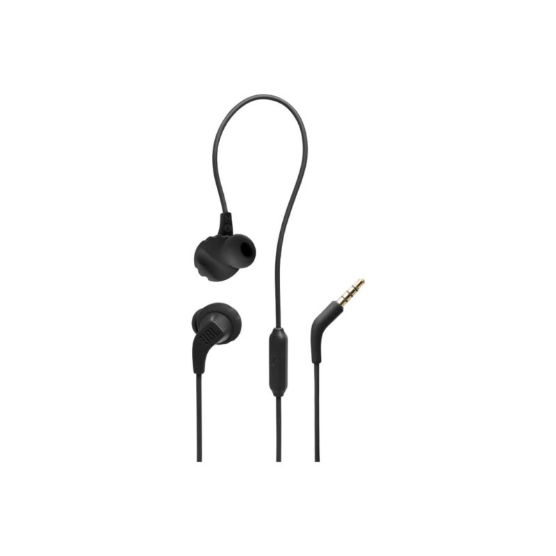 JBL Endurance Run 2 Wired - Waterproof Sport in-Ear Headphones (Black)