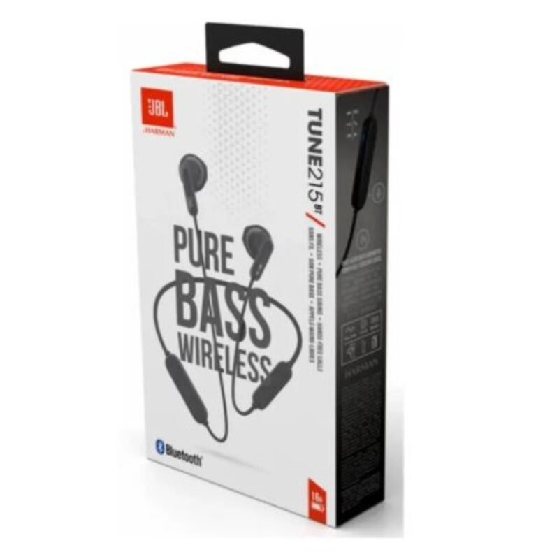 JBL Tune 215BT, 16 Hrs Playtime with Quick Charge, in Ear Bluetooth Wireless Earphones with Mic,