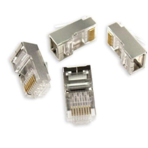 RJ45 metallic CAT6 Network Plug Connector